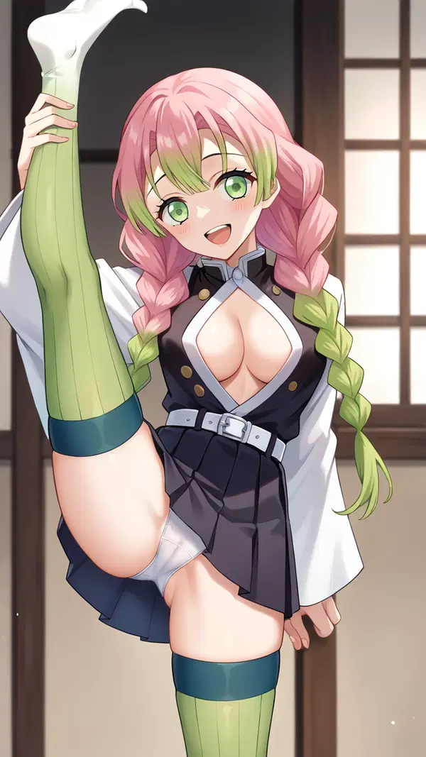 mitsuri comic porn - Desire That Went All the Way Down - AI generated portrait image in 1080x1920 resolution by @anon