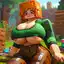 Minecraft r34 - A Friction That Rose Without Permission - AI generated square image in 1080x1080 resolution by @anon