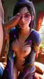 jinx lol r34 - Burning for More Every Single Time - AI generated portrait image in 1080x1920 resolution by @anon