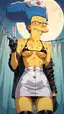 the simpsons marge xxx - The Depth That Felt Too Close to Name - AI generated portrait image in 1080x1920 resolution by @anon