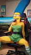 the simpsons hentai gifs - A Flame That Waited Behind My Eyes - AI generated portrait image in 1080x1920 resolution by @anon