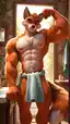 ai generated furry art - Wanting Something That Is Not Mine - AI generated portrait image in 1080x1920 resolution by @anon