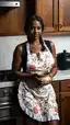 ebony bbw ts xxx - A Midnight Built From Undertow - AI generated portrait image in 1080x1920 resolution by @anon