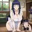 naked girl from naruto - The Gravity Inside Midnight - AI generated square image in 1080x1080 resolution by @anon