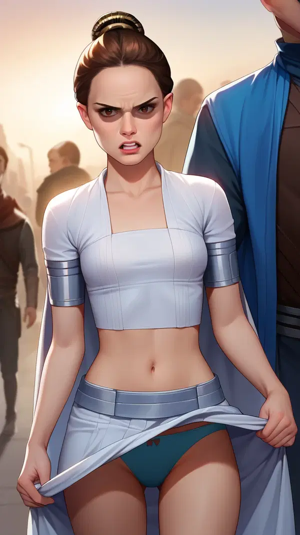 princess leia star wars porn - The Devotion That Fell Through the Hours - AI generated portrait image in 1080x1920 resolution by Anonymous Creator