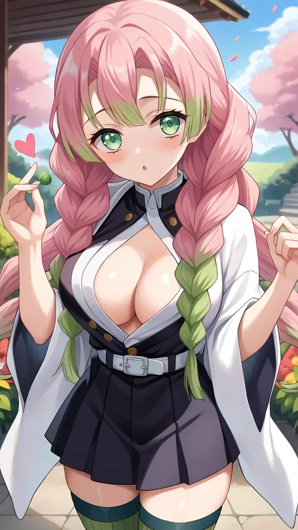 demon slayer makomo porn - The Pull That Burned Without Sound - AI generated portrait image in 1080x1920 resolution by @anon