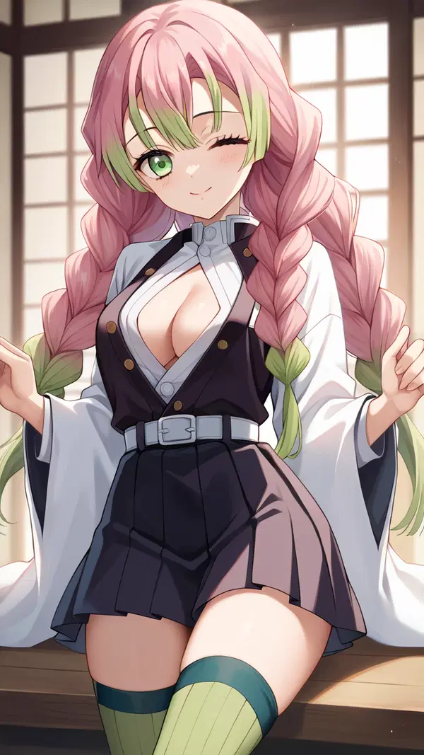 demon slayer nude daki - The Dark Learned This Spark - AI generated portrait image in 1080x1920 resolution by @anon