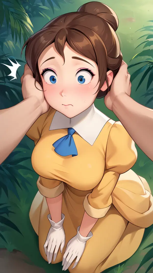 cartoon tarzan sex - The Static That Turned the Key - AI generated portrait image in 1080x1920 resolution by Anonymous Creator
