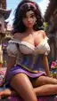 mlbb esmeralda hentai - Lust That Rises With the Moon - AI generated portrait image in 1080x1920 resolution by @anon