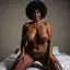 mature ebony porn site - A Thirst That Wrote Itself in Smoke - AI generated square image in 1080x1080 resolution by @anon