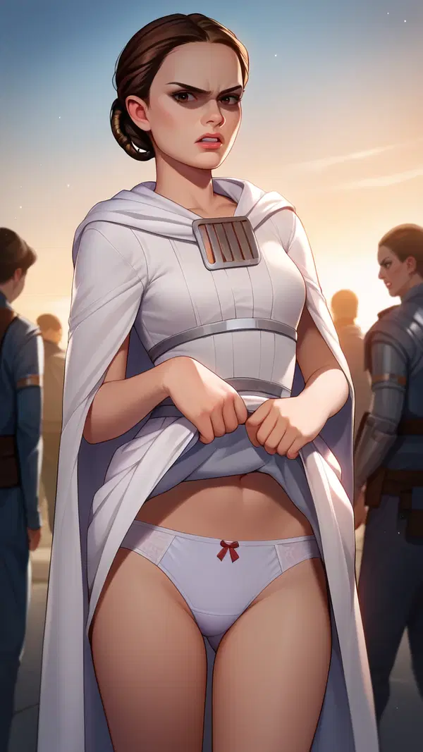 padme star wars outfits - The Promise That Asked for Nothing Back - AI generated portrait image in 1080x1920 resolution by @anon