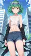 tatsumaki picture - A Risk That Made Its Own Rules - AI generated portrait image in 1080x1920 resolution by @anon
