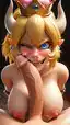 bowsette cosplay nude - The Pleasure That Made Me Come Back - AI generated portrait image in 1080x1920 resolution by @anon