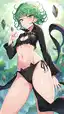 semidraws tatsumaki - Heat That Feels Like a Secret - AI generated portrait image in 1080x1920 resolution by @anon