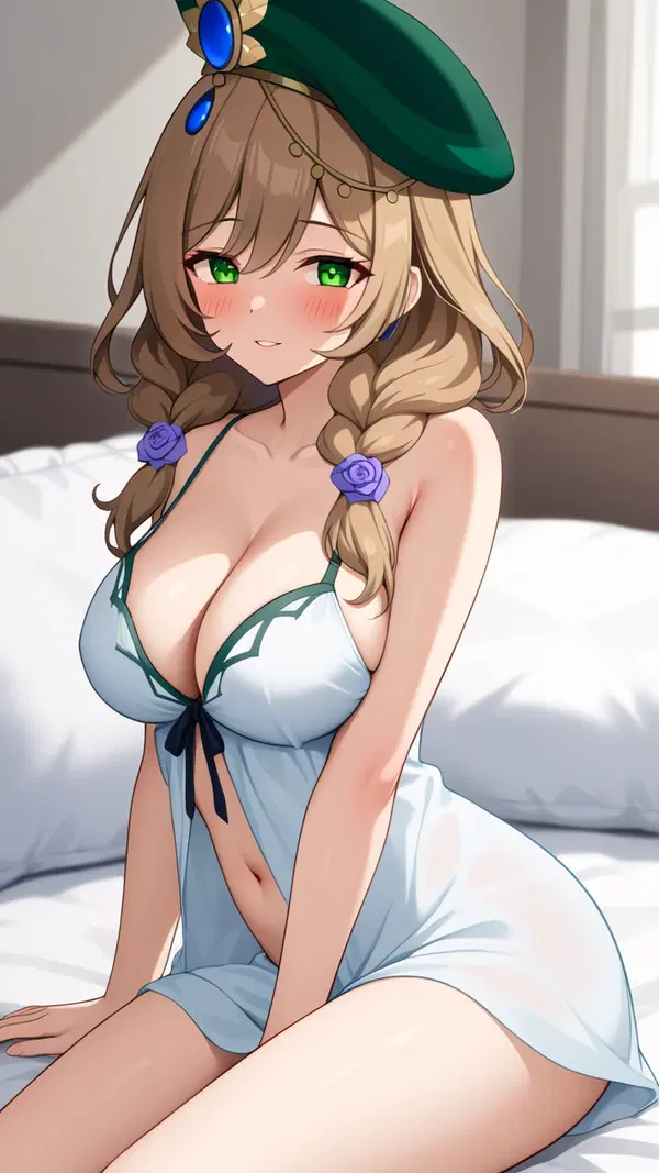 genshin impact hu tao porn - The Pull That Left No Easy Exit - AI generated portrait image in 1080x1920 resolution by Anonymous Creator