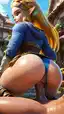 naked zelda comic - The Friction That Turned the Key - AI generated portrait image in 1080x1920 resolution by @anon