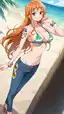 girls from one piece naked - The Whisper That Made Shadows Feel Warm - AI generated portrait image in 1080x1920 resolution by Anonymous Creator