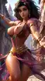 disney esmeralda porn - Where Heat Learns to Wait - AI generated portrait image in 1080x1920 resolution by @anon