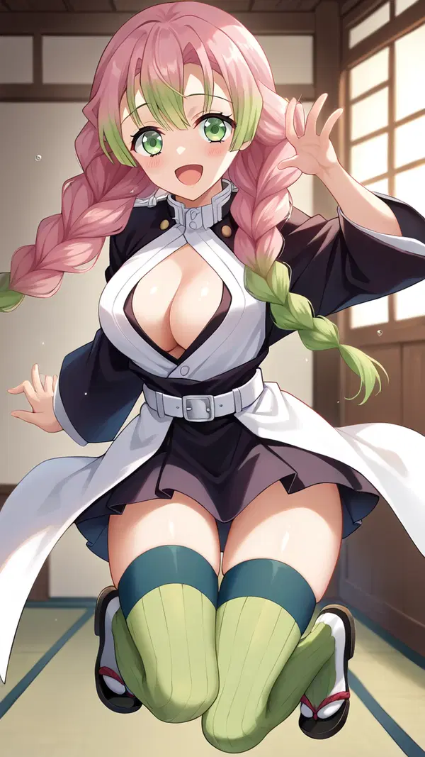 hentai mitsuri animation - The Promise That Turned Want Into Weather - AI generated portrait image in 1080x1920 resolution by @anon
