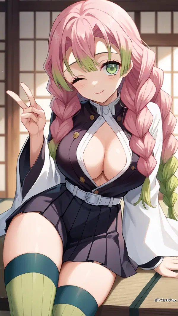 porn demon slayer shinobu - The Drift That Turned the Key - AI generated portrait image in 1080x1920 resolution by @anon