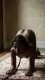 ebony beauties nude - A Hunger That Followed Me Home - AI generated portrait image in 1080x1920 resolution by Anonymous Creator