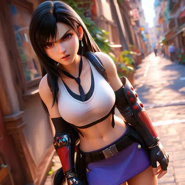 hydrafxx tifa lockhart - Every Whisper Sparks Fire - AI generated square image in 1080x1080 resolution by @anon