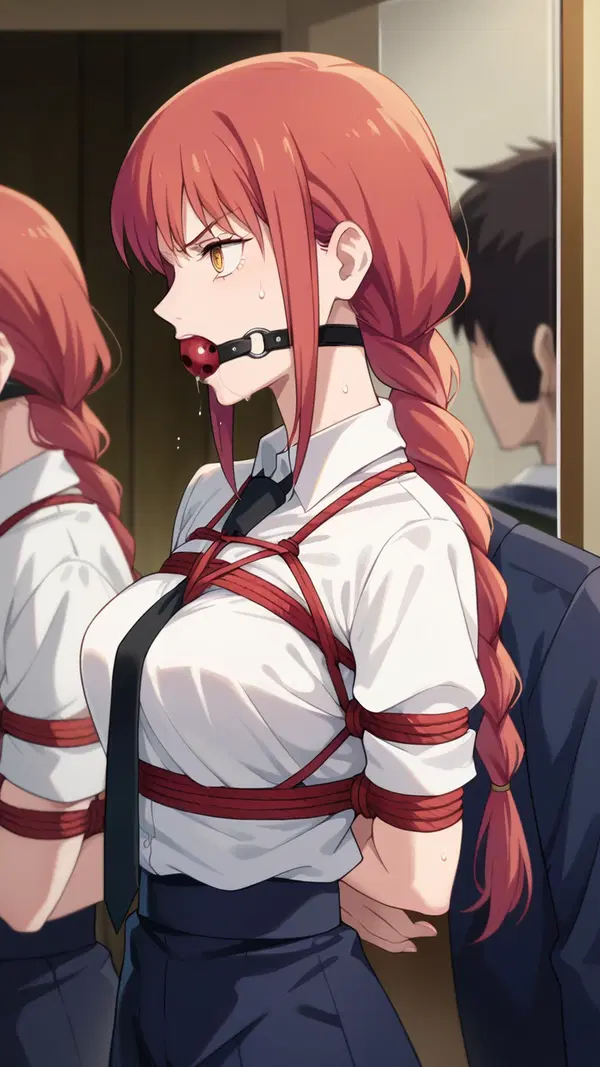 makima hentai pics - The Hour Fire Took Over - AI generated portrait image in 1080x1920 resolution by Anonymous Creator