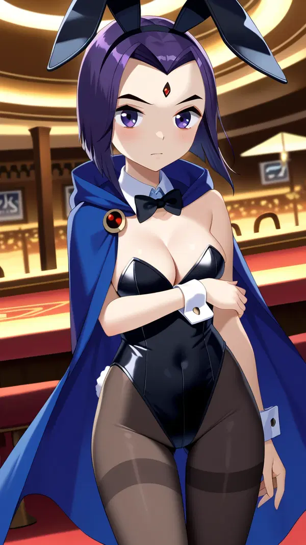 raven titans r34 - The Fever That Broke the Quiet - AI generated portrait image in 1080x1920 resolution by @anon
