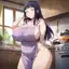karin hentai naruto - A Flame That Cut Through Silence - AI generated square image in 1080x1080 resolution by @anon
