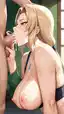 tsunade hentai blowjob - A Danger That Waited Behind My Eyes - AI generated portrait image in 1080x1920 resolution by @anon