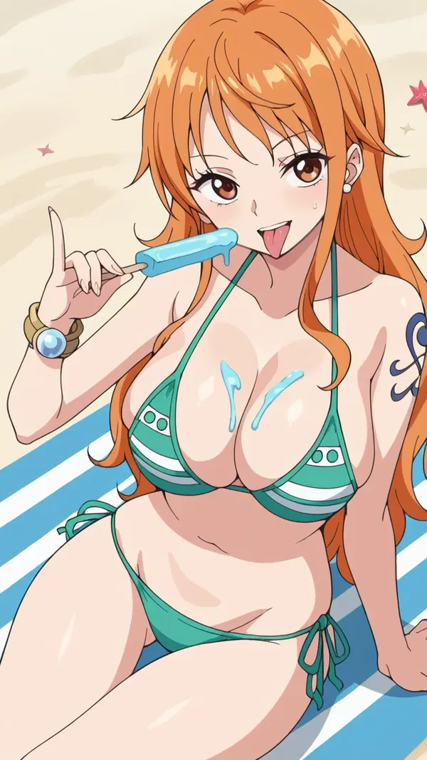 one piece x hentai - The Depth That Carried Too Much Heat - AI generated portrait image in 1080x1920 resolution by @anon