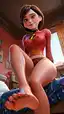 los increibles elastigirl - The Desire That Kept Its Hands on the Hour - AI generated portrait image in 1080x1920 resolution by @anon