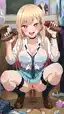 marin kitagawa cosplay sex - The Secret That Turned the Key - AI generated portrait image in 1080x1920 resolution by @anon