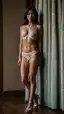 ai naked asian woman - A Restlessness That Cut Through Silence - AI generated portrait image in 1080x1920 resolution by @anon