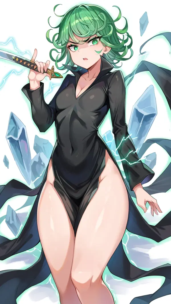 fanart one punch man tatsumaki - A Yearning That Kept Coming Back - AI generated portrait image in 1080x1920 resolution by Anonymous Creator