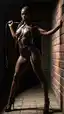 bbw ebony big ass porn - The Night That Broke the Quiet - AI generated portrait image in 1080x1920 resolution by @anon