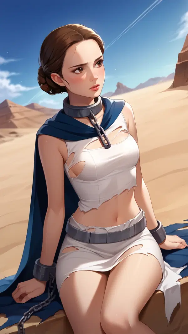 cosplay porn star wars - A Memory That Opened in Shadow - AI generated portrait image in 1080x1920 resolution by Anonymous Creator