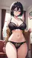 mikasa attack on titan sex - A Restlessness That Cut Through Silence - AI generated portrait image in 1080x1920 resolution by @anon