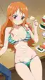 one piece nami plush - A Drift That Knew Where to Find Me - AI generated portrait image in 1080x1920 resolution by Anonymous Creator