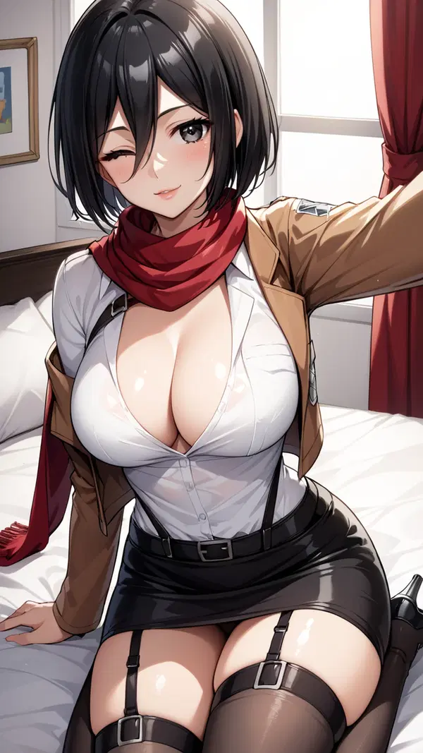 attack on titan cosplay nude - A Pulse That Refused to Fade - AI generated portrait image in 1080x1920 resolution by @anon