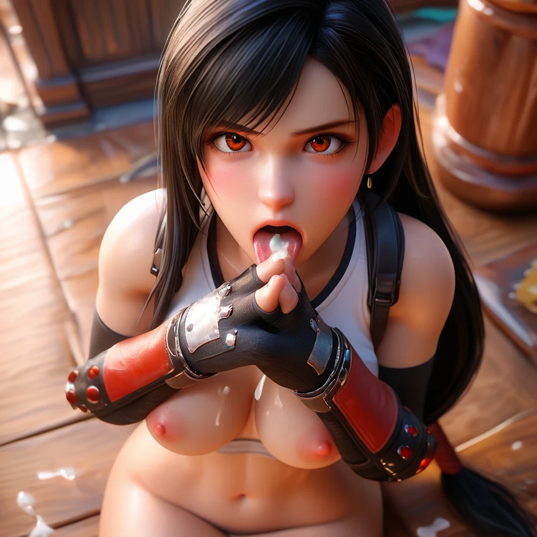 3d hentai tifa lockhart - A Moonlight That Stayed After Midnight