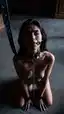 porn gifs asian - Pleasure That Moves Like Water - AI generated portrait image in 1080x1920 resolution by Anonymous Creator