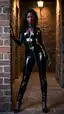 ebony lust xxx - A Darkness That Turned Softly Dangerous - AI generated portrait image in 1080x1920 resolution by @anon