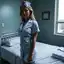 aria lee nurse porn - The Static That Made Shadows Feel Warm - AI generated square image in 1080x1080 resolution by Anonymous Creator