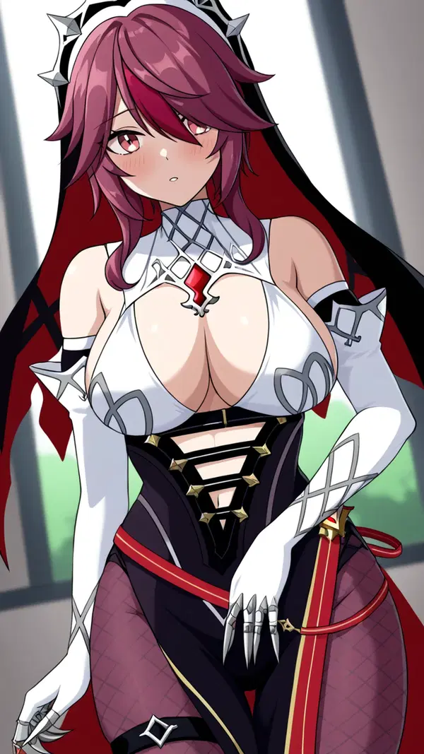 rosaria genshin impact hentai - A Pressure That Followed Me Home - AI generated portrait image in 1080x1920 resolution by @anon