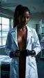 ebony baddies naked - A Moonlight That Would Not Let Go - AI generated portrait image in 1080x1920 resolution by Anonymous Creator