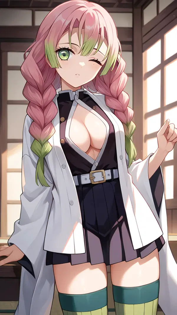mitsuri kanroji hentai comics - Nights I Would Live Again - AI generated portrait image in 1080x1920 resolution by @anon