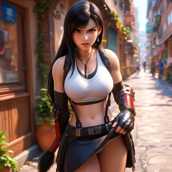 final fantasy nsfw - Hot Enough to Leave a Mark - AI generated square image in 1080x1080 resolution by @anon