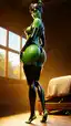 fortnite evie sex - The Pulse That Moved Like a Secret - AI generated portrait image in 1080x1920 resolution by @anon