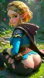 princess zelda porn comic - A Midnight Built From Undertow - AI generated portrait image in 1080x1920 resolution by @anon